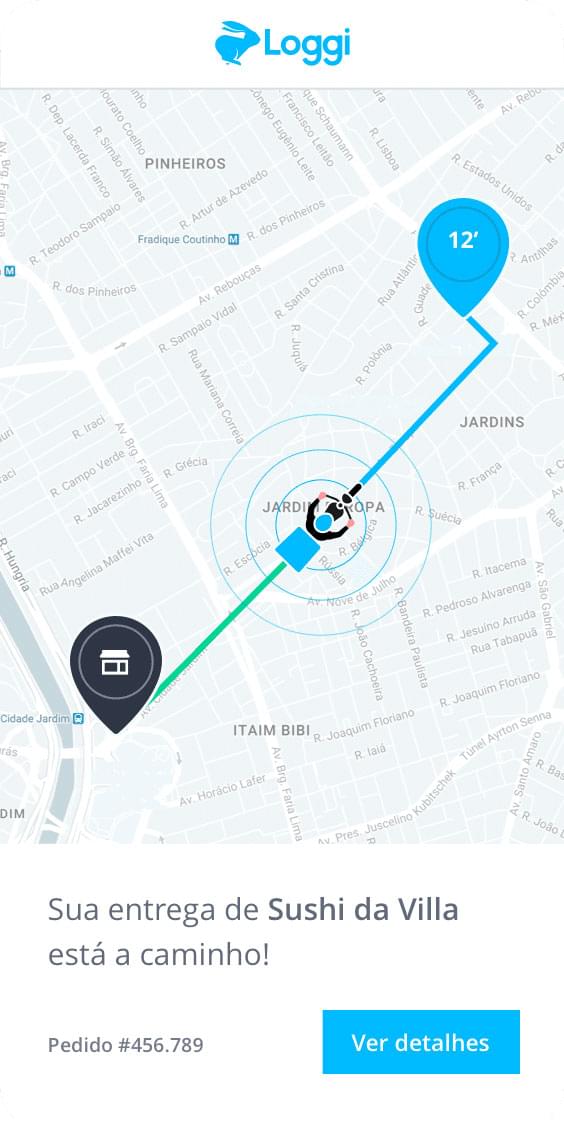 rastreio em tempo real