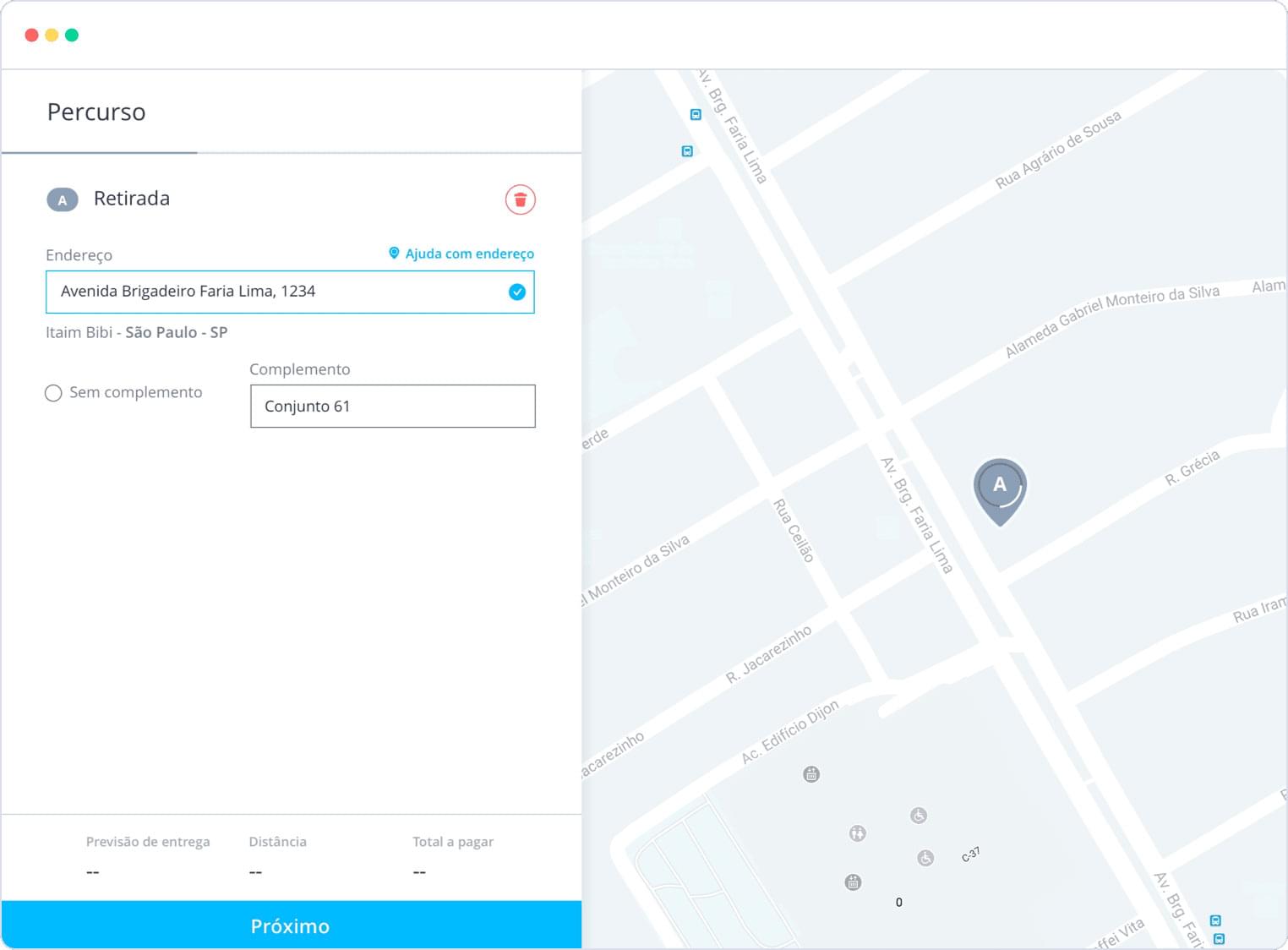 Plataforma online da loggi