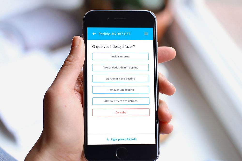 Seu cliente resolve o imprevisto online